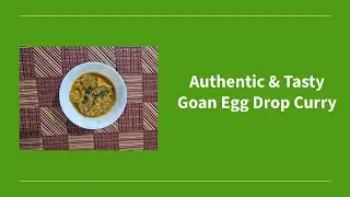 Goan recipe of Egg Curry | Baida curry Recipe | Anda  Masala Curry | Egg Masala