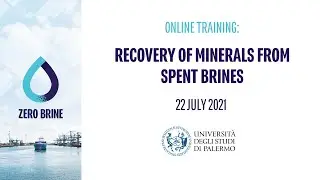 ZERO BRINE | Online Training (IT): Recovery of minerals from spent brines