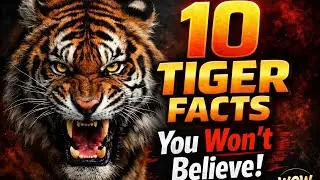 10 Amazing Facts About Tigers 🐯 | The Silent Kings of the Jungle