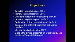 Most common Orthopedic problems in Newborns