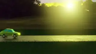 car animation made in blender
