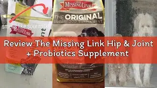 Review The Missing Link Hip & Joint + Probiotics Supplement 1lb Bag - Superfood Powder for Dog Carti