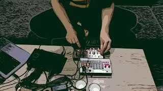 KORG Volca Bass & Sample - live jam 1 | RETRO SYNTH POP WAVE