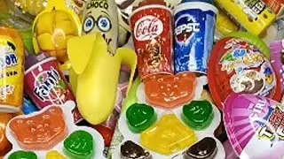 satisfying video ASMR gems lollipop jelly candy lollipop 🍬🍫🍭🍢🍡🍬🍫🍭