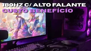 MEU NOVO MONITOR CUSTO BENEF&Iacute;CIO PARA 2026 ( spoiler apenas R$600 ) 180hz com &aacute;udio integrado