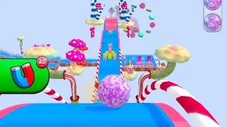 Candy Ball Run Level 120-123 Super Speedrun      Gameplay 🔥🔥🔥