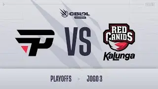 CBLOL Academy 2023: 2&ordf; Etapa - Playoffs | RED Kalunga x paiN Gaming (Jogo 3)