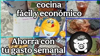 COCINANDO CON POCO PRESUPUESTO 💵 AHORRO SEMANAL 💵