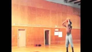 Nick Austin and Isaiah Cotton grinding