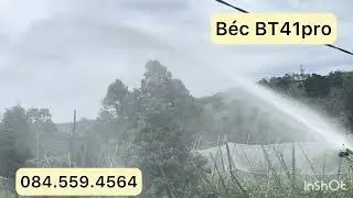 Béc BT41pro ren đồng 49 bán kính phun xa tối đa 41m/1 bên xoay tròn đường kính 82m, đều đẫm 