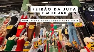 FEIRÃO DA JUTA | FIM DE ANO LOTADO DE ROUPA BARATA 🛍️ | BRÁS HOJE