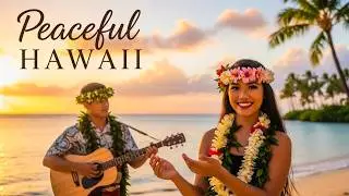 Hawaiian Slack Key Guitar at Sunset for Relax, Study & Sleep 4K Hawaii Music✅🎶