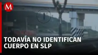En SLP, dejan cuerpo humano colgado en un puente en la carretera federal 57