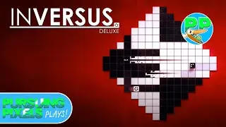 AMAZING Black & White Arcade Shoot 'em Up Action With A Twist // Let's Play INVERSUS: Deluxe