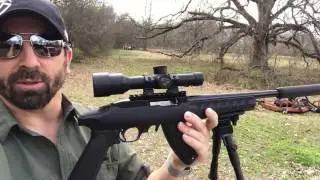 Ruger Charger with SilencerCo Sparrow