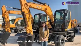JINGONG JGM9075L Wheel Excavator: The Reliable Partner for Any Task