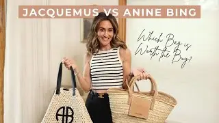 Jacquemus Woven Tote vs Anine Bing Rio Tote | Which Raffia Designer Handbag is Best?