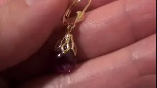ROSS SIMONS 1.20 ct. t.w. Floating Ruby Drop Earrings in 14kt Yellow Gold