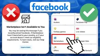 Hur Man Fixar Facebook Marketplace &Auml;r inte Tillg&auml;ngligt F&ouml;r Dig(2025)