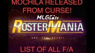 MOCHILA RELEASED FROM CURSE! LIST OF F/A #ROSTERMANIA
