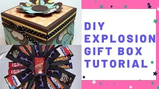 EASY DIY EXPLOSION BOX TUTORIAL|GIFTBOX||TUTORIAL|