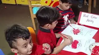 🎥❤️ Red is everywhere at Upriser School! &hearts;️🥀