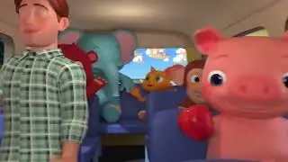 Wheels on the Bus  Happy song!