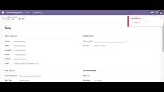 Visitor Management System Odoo