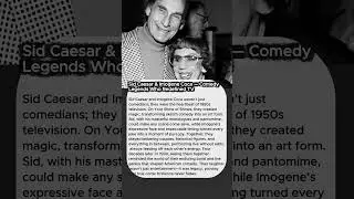 Sid Caesar & Imogene Coca &mdash; Comedy Legends Who Redefined TV 🎭