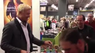 Magnus Hedman vs Anders Tengner i fotbollsspel