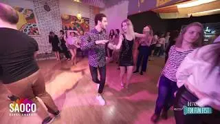 Sergey Gazaryan and Olga Miroshnikova Salsa Dancing at Rostov For Fun Fest (Russia), Fri 01.11.2019