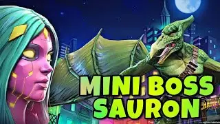 Viv Vision destroys Mini Boss Conflictor Sauron! My first Mini Boss take down with Viv! | MCOC
