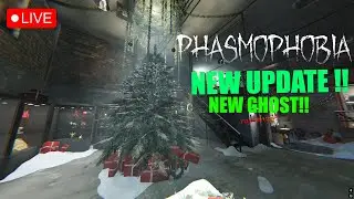 New Ghosts Winters Jest Update Phasmophobia! |🔴LIVE STREAM