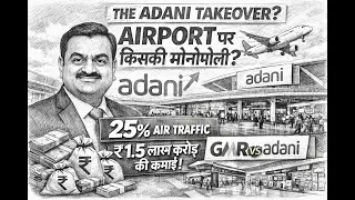 5 Saal Mein Zero se 25% Air Traffic! Adani Airports ka Sach | Monopoly Explained