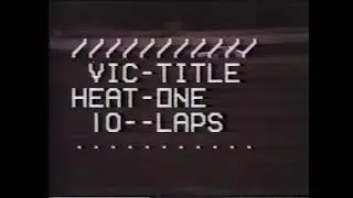 Modified Sedans 1988 Victorian Title (Western Speedway Hamilton)