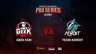 Geek Fam vs Team Adroit, BTS Pro Series Season 2: SEA, bo2, game 1 [Lex & 4ce]