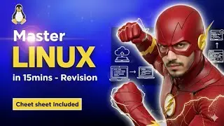 Linux Commands for Cloud & DevOps in 15 Minutes | With Notes | Fast Revision in Hindi