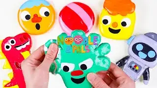 Noodle & Pals | I Have A Toy | super simple songs clay cracking ASMR 120 #180