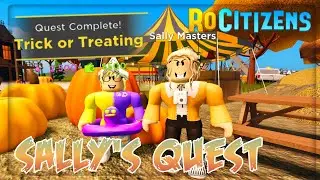 How To Complete New RoCitizens Sally's Halloween Quest! (Free Candy)