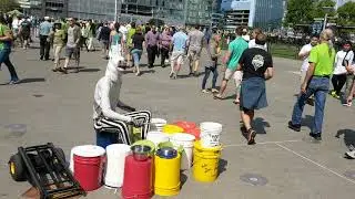 Bucket Drumming Unicorn