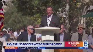 Billionaire Democrat Rick Caruso won't run for California governor or L.A. mayor