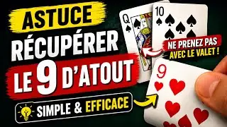 L’astuce ultime pour récupérer le 9 d’atout #belote #astuce #jeudecartes