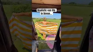 Living out of my van for the summer in Devon 🌞🌊🚌 #vanlife #travelvlog #travel