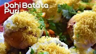 Dahi Batata Puri Recipe | Dahi aloo puri chaat recipe | Dahi Batata Puri chaat recipe