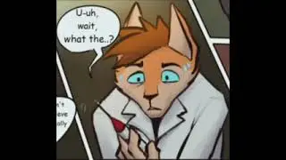 vore comic dragon and furry, with sounds