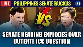 Philippines Senate in Turmoil LIVE: Marcoleta Sparks Debate on Whether Duterte Could Face the ICC