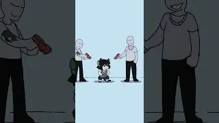 seize the gun by the game character NO.1 #comics #funny #cartoon #animation #shorts @cocomelon