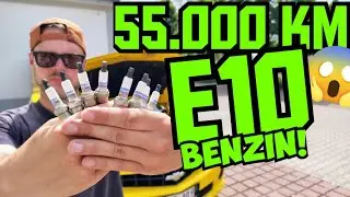 Super E10 Benzin seit 55.000KM😱gibt es einen Schaden und wie sehen die Zündkerzen aus? 🔥