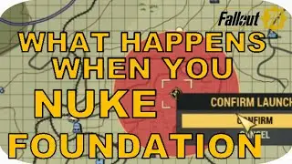 What Happens When You NUKE FOUNDATION? - Fallout 76 Wastelanders DLC