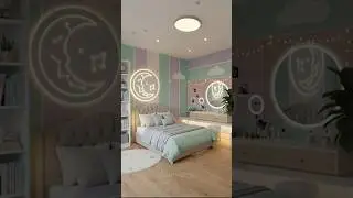 Teen Girl Room Makeover ✨🤍 Empty to Pastel Dream Space
